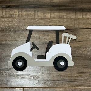 Golf Cart Paper Piecing Die Cut