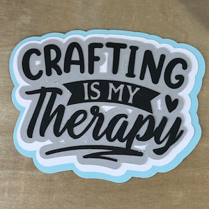 Crafting Title Scrapbook Die Cut