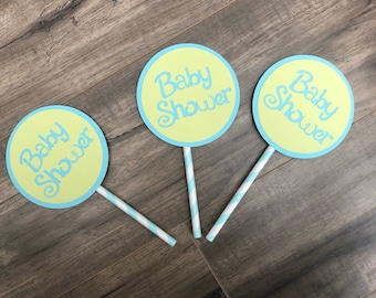 Baby Shower Cupcake Toppers