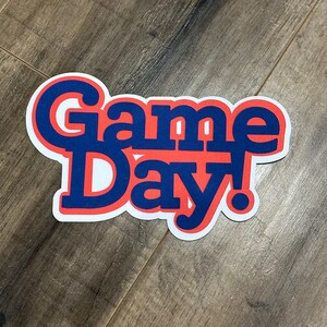 Game Day Paper piecing Die cut