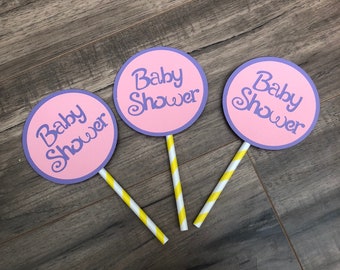 Baby Shower Cupcake Toppers