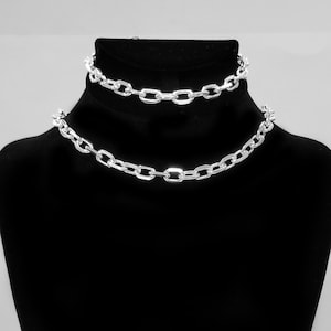 925 Sterling Silver 7.2mm(0.28 inch) Thick, Solid Anchor Link chain