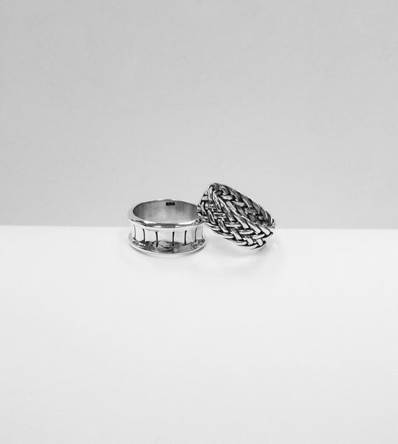 Bague En Argent 925 - Taille 54 - Poids 4,34g - Style Amitié - Anneau Simple Occasion