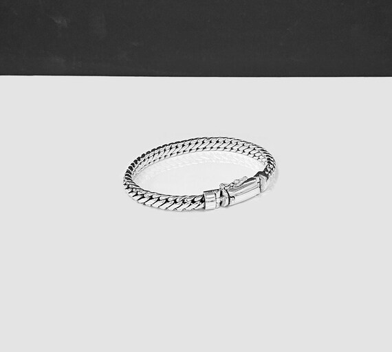 Bali Sterling Silver Woven Chain Bracelet