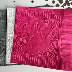 Dancing Napkin ~ Embossed Napkin ~ Dancers ~ Dancing Couple ~ Dance Floor ~ Waltz ~ Dance ~ Beverage ~ Cocktail