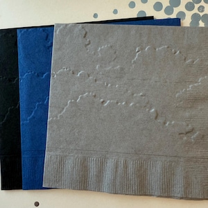Cloud Napkins ~ Embossed Napkin ~ Nature ~ Clouds ~ Weather ~ Cloudy Skies ~ Stormy ~ Cloud 9 ~ Beverage ~ Cocktail ~ Luncheon