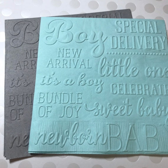 baby boy shower plates and napkins
