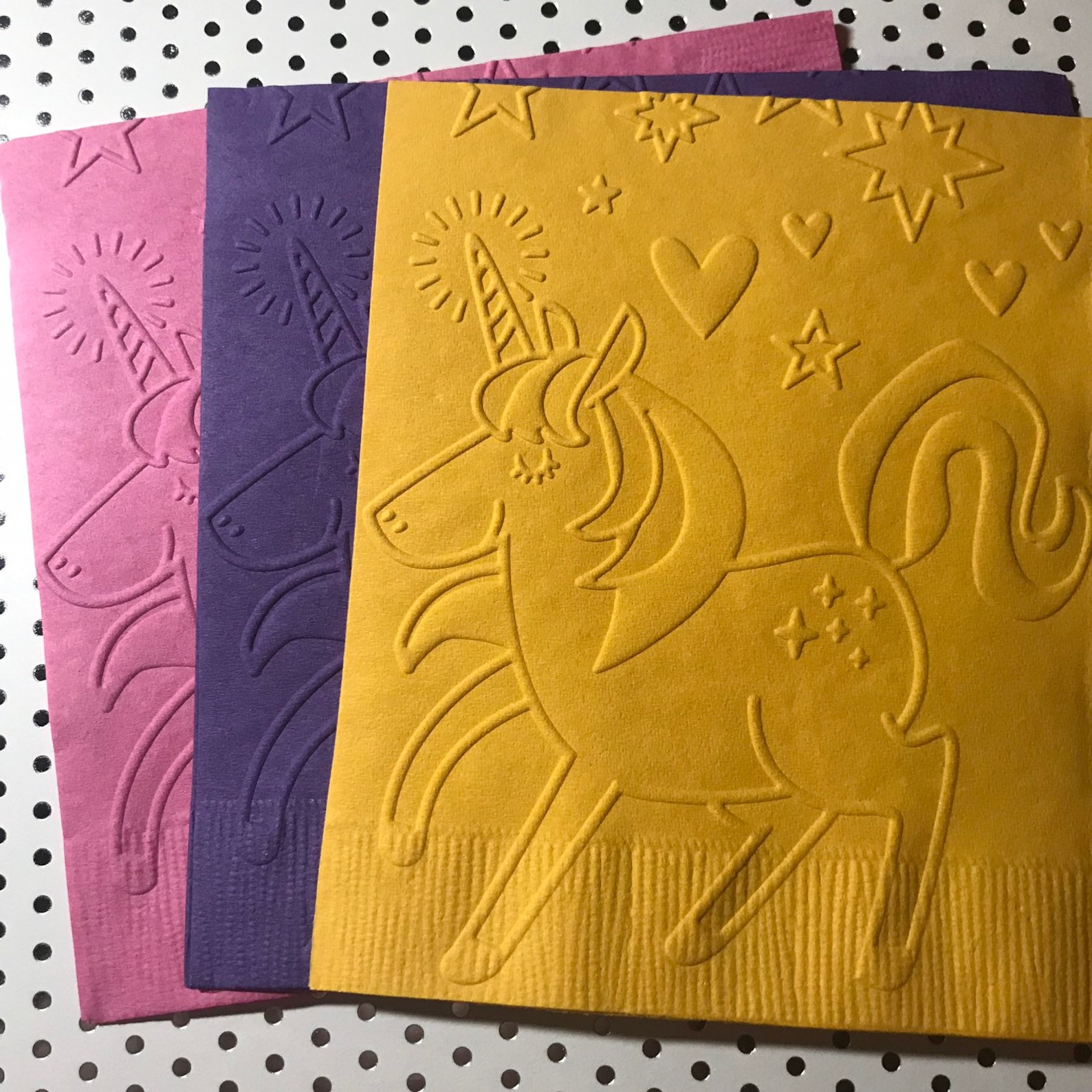 Unicorn Napkins for 12 Guests