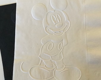 Tovaglioli di Topolino ~ Tovaglioli goffrati ~ Festa di compleanno ~ Disney ~ Doccia ~ Bevanda ~ Cocktail