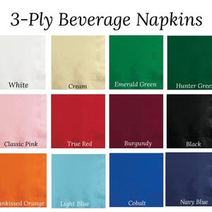 Woodland Creatures Napkin ~ Embossed Napkin ~ Birthday ~ Shower ~ Gender Reveal ~ Woodland ~ Baby Forest Animals ~ Beverage ~ Cocktail image 4