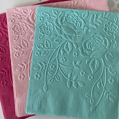 Wedding Greenery Beverage Napkin Cocktail Napkins Personalized Etsy