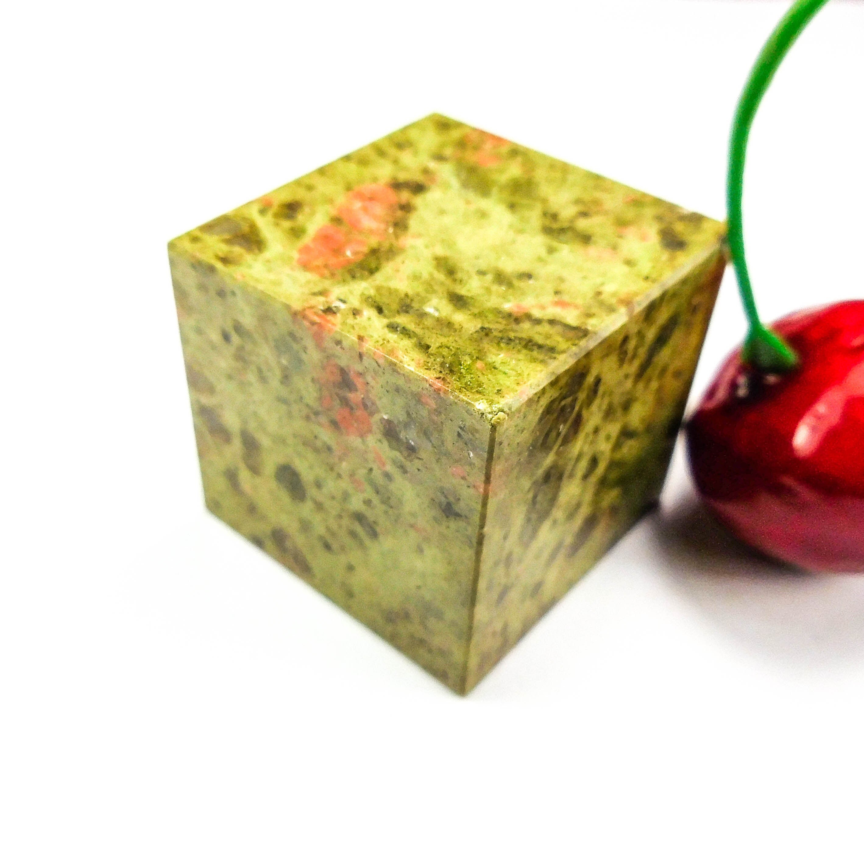 Unakite Cube Jasper Block Polished Crystal Display Piece Etsy Ireland