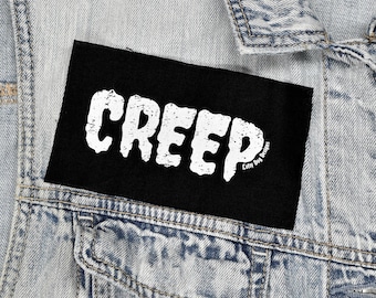 Creep Patch: Handgedruckter Siebdruck Aufnäher