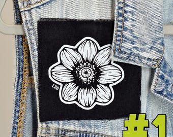 Parche Peepers: Parche serigrafiado a mano (tres opciones)