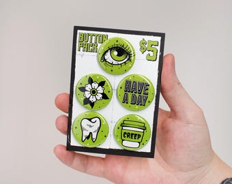 Peepers 3,25 cm Knopfset