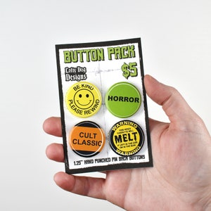 VHS 1.25&quot; Button Pack