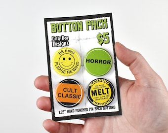 VHS 1.25" Button Pack