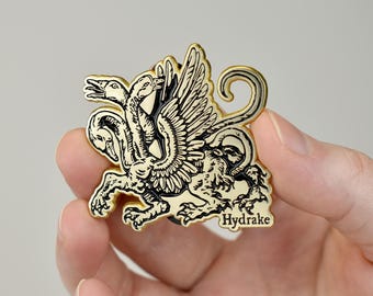 Hydrake Emaille Pin