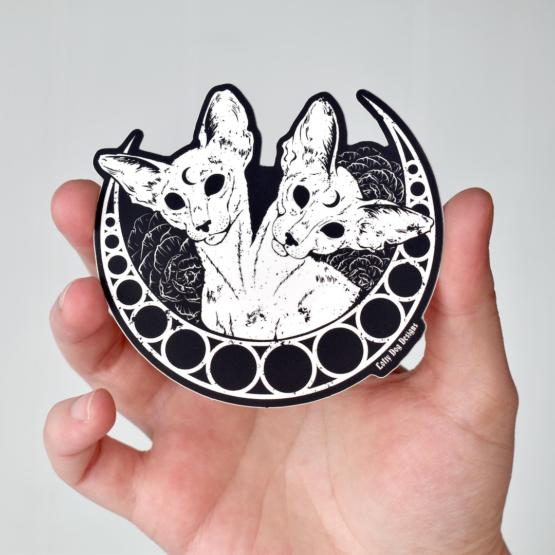 Trouble Sticker Transparent Trouble - Matte Vinyl Sticker - Etsy