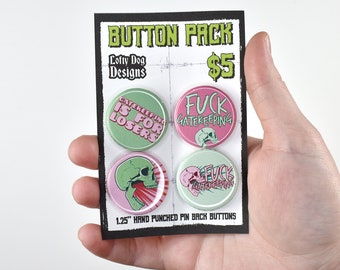 Gatekeeping 1.25" Button Pack