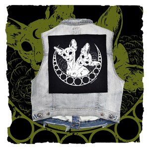 Trouble Screen Print Back Patch