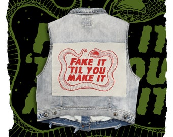 Fake It Back Patch