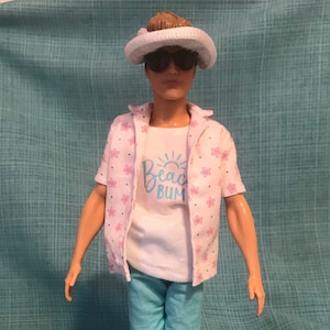 Beach Design outfit for a Thin 12&quot; Male Fashion Doll