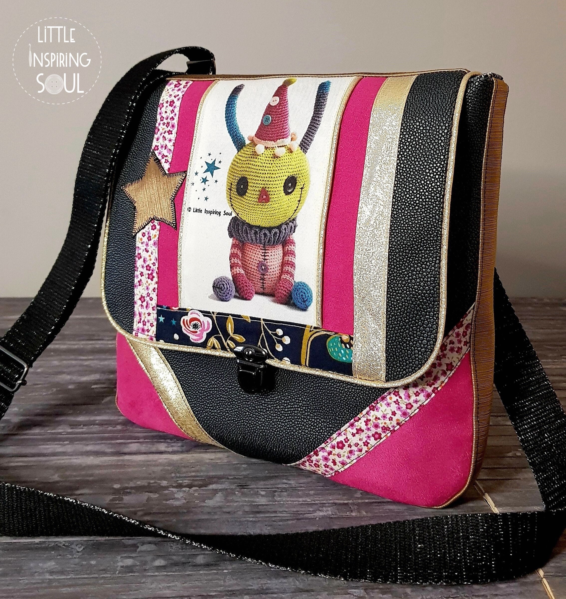 Sac à main petite fille en tissu bandoulière - Joli cadeau pour bébé &  fillette