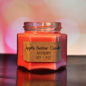 All Natural Raspberry Soy Candle