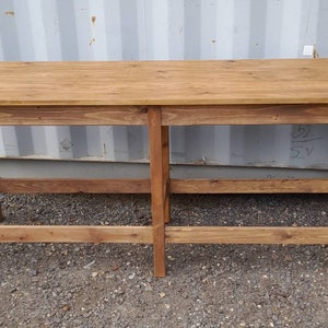 Old Pine Console Table