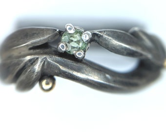 Green Sapphire ring