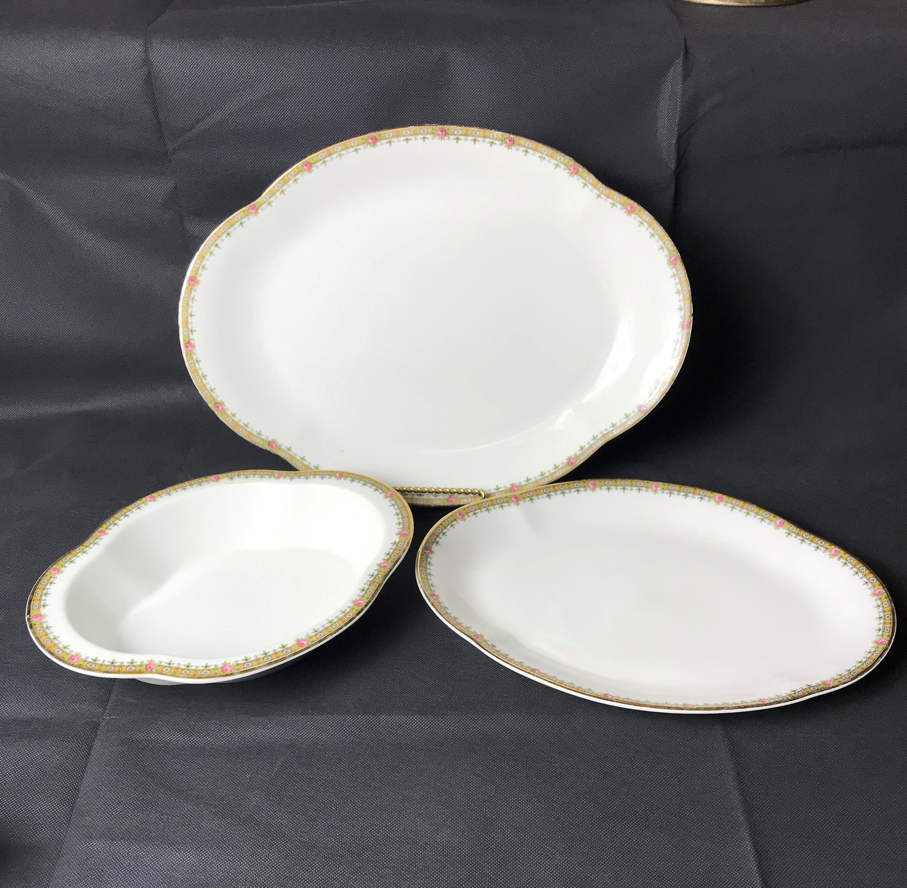 Vintage Robert Haviland Le Tanneur Limoges France Platters y Etsy