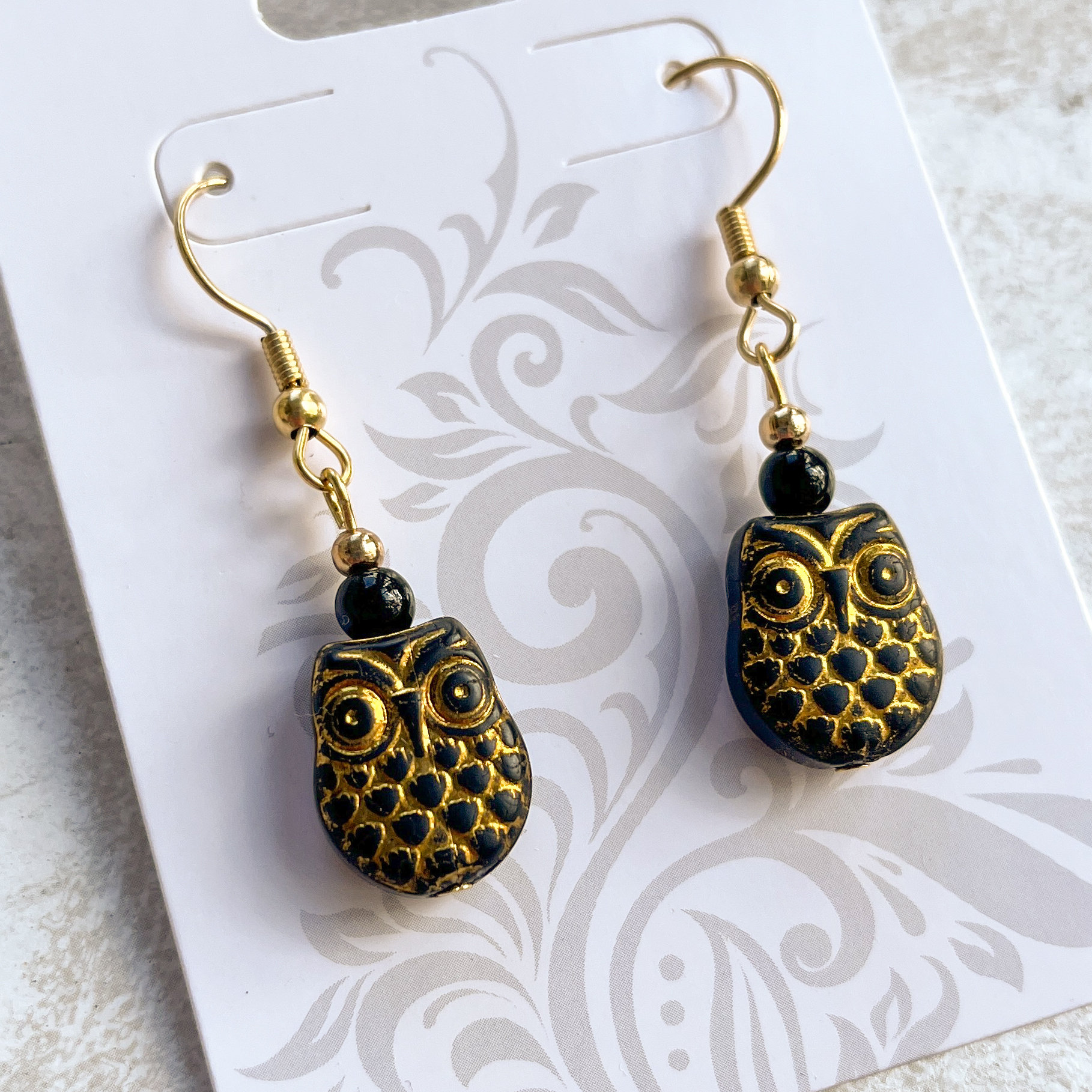 Spooky Cute Owl Earrings