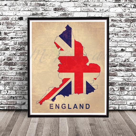 Poster for Sale avec l'œuvre « Drapeau de l'Angleterre » de l