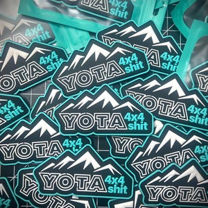 Yota 4x4 Shit PVC Patch (teal)