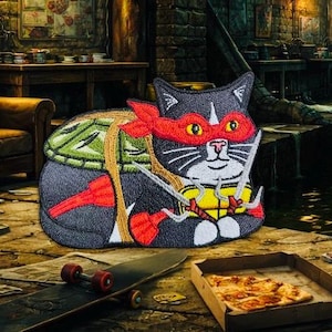 May include: A white ceramic mug with a black handle and the text "But First, Coffee" in a bold, black font. The mug is set against a blurred background, highlighting its clean design.