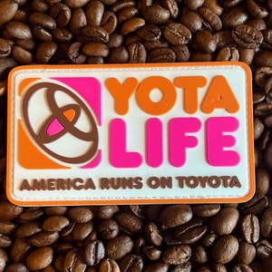America Runs On Toyota PVC Patch