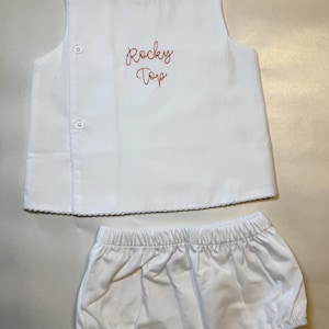 Rocky Top diaper set- TENNESSEE