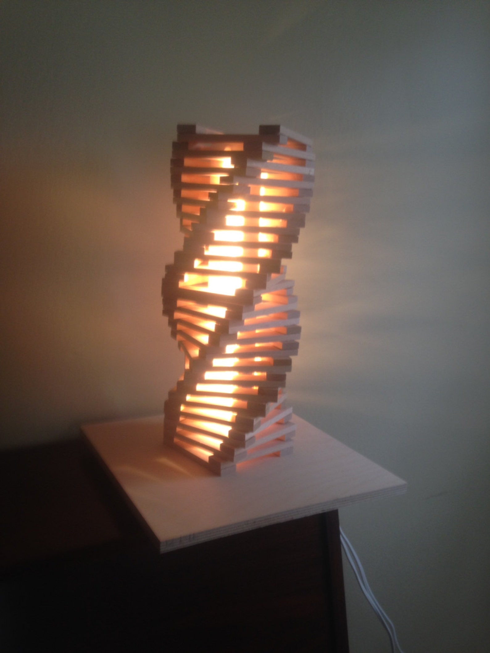 Double Helix Lamp Etsy