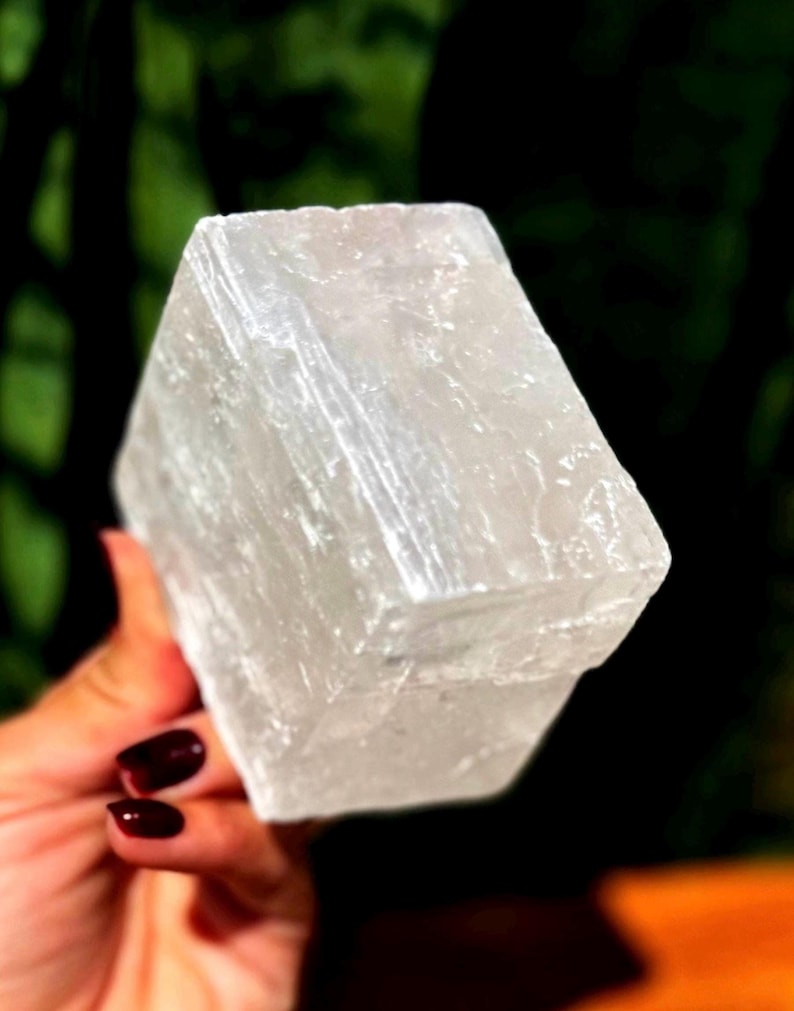 Large Optical Calcite Cube - for Cleansing & Amplifying Energy - Viking ...