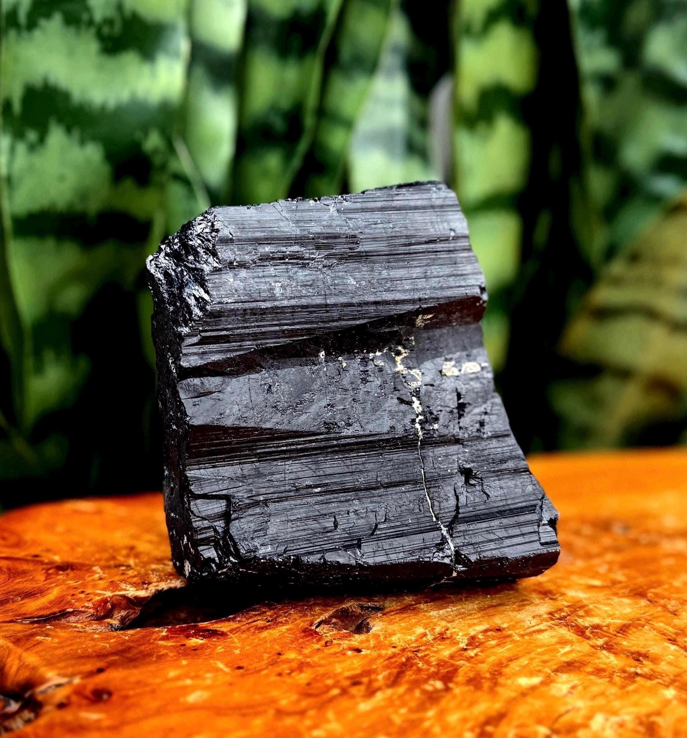 LG Black Tourmaline Crystal - the “energetic Shield” for