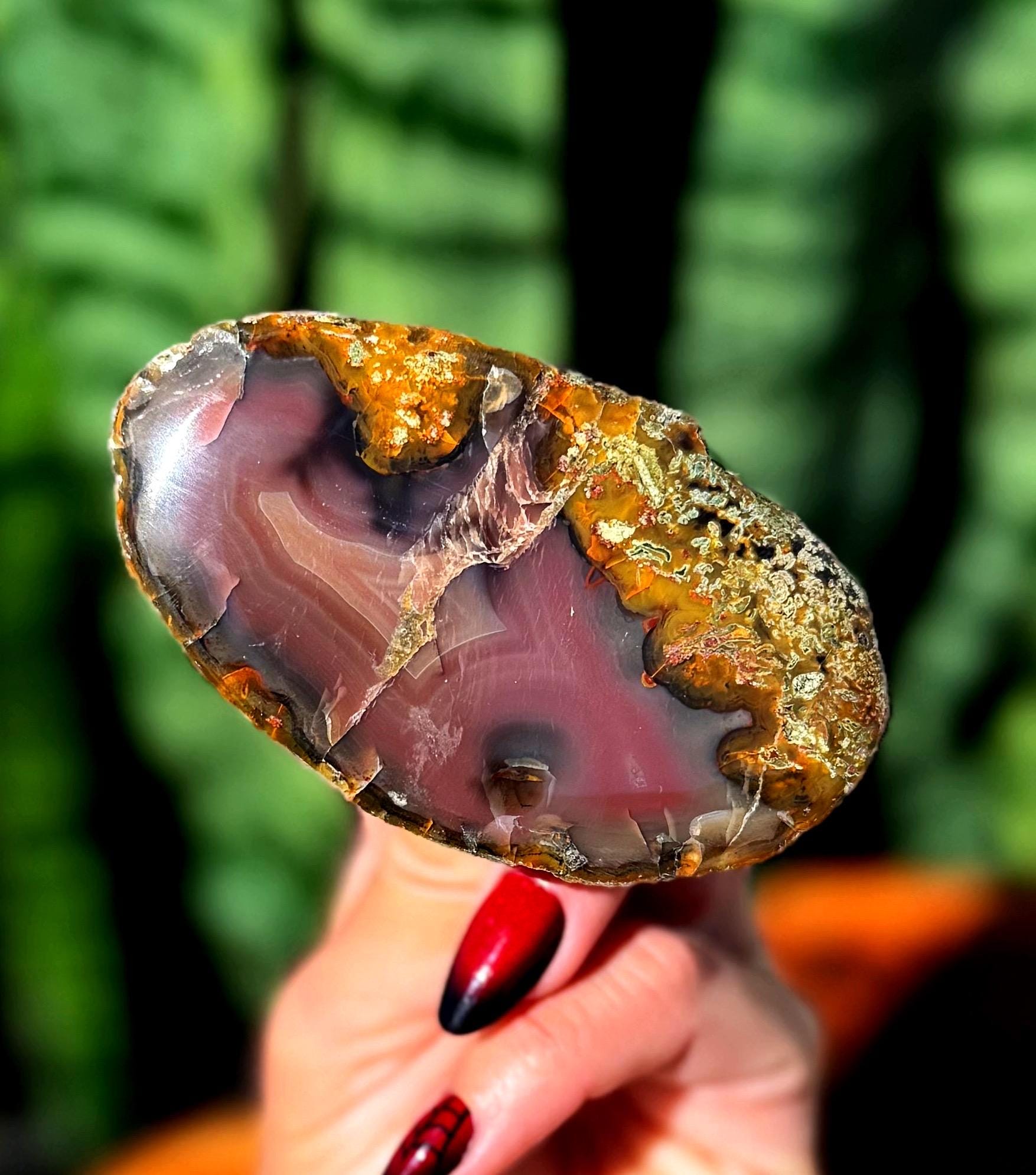 勾玉 (Timor Agate) Timor Agate Crystal From Indonesia - Rare Agate Crystal - Etsy