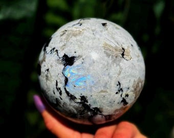 XL レインボームーンストーン スフィア - Etsy 日本