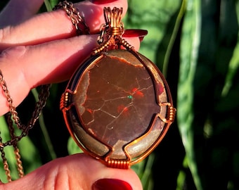 Chocolate Opal Necklace from Ethiopia - Rare Opal