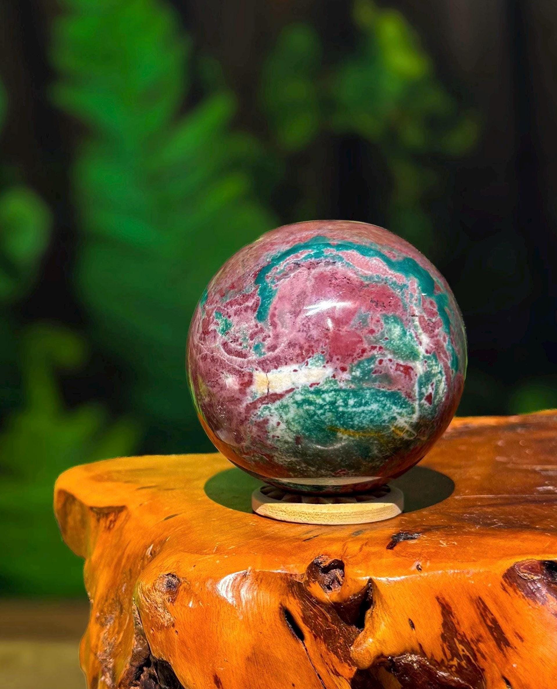 Ocean Jasper Sphere - Etsy