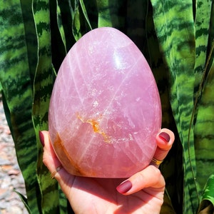 Rose Quartz Free Form Crystal - heart chakra crystal
