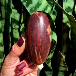 Shiva Lingam Egg - for increased vitality & pranic energy - balancing masculine and feminine - Shiva Lingam crystal