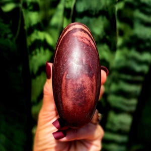 Shiva Lingam Egg - for increased vitality & pranic energy - balancing masculine and feminine - Shiva Lingam crystal