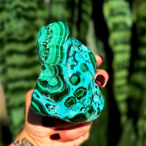 Chrysocolla & Malachite Crystal Specimen: Congo Healing Stone