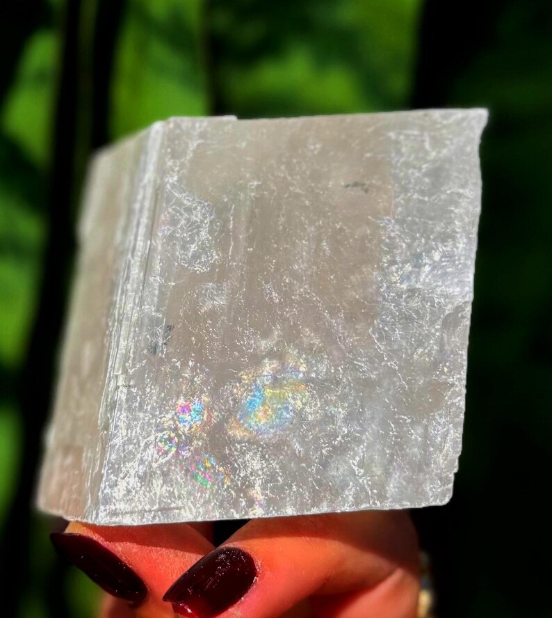 Large Optical Calcite Cube - for Cleansing & Amplifying Energy - Viking ...